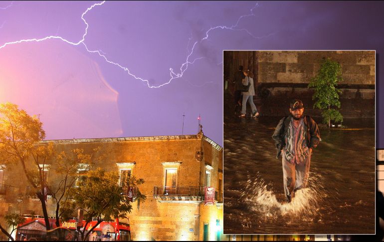 El pronóstico para Jalisco es de lluvias con posibles descargas eléctricas y caída de granizo. EL INFORMADOR / ARCHIVO