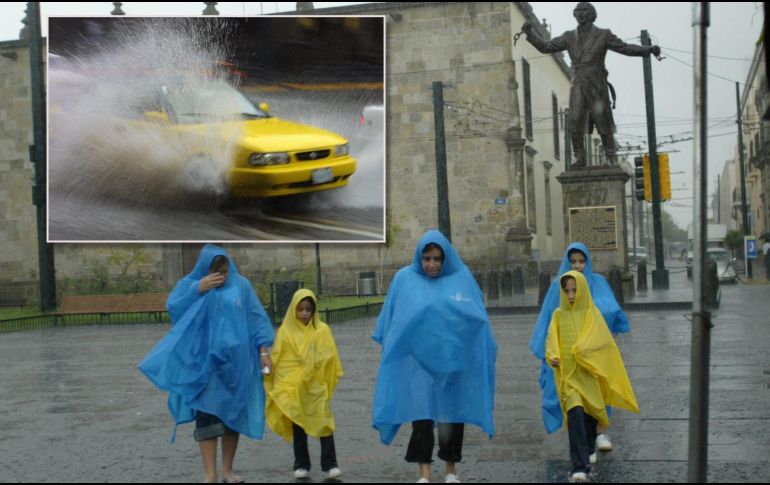 Las lluvias se mantendrán en gran parte de Jalisco y del Área Metropolitana de Guadalajara, de acuerdo al Servicio Meteorológico Nacional (SMN). EL INFORMADOR / ARCHIVO