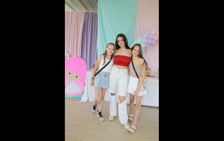 Megan, Alexa y Anya Rodrik. GENTE BIEN JALISCO/ Esmeralda Escamilla