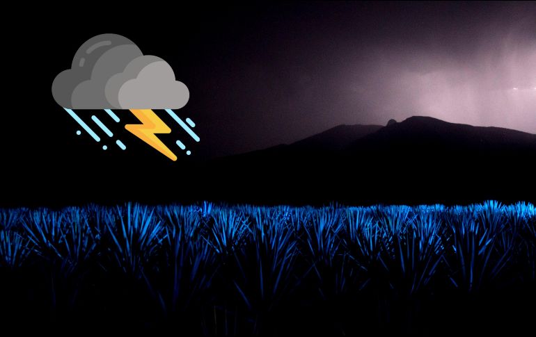 Las zonas de descargas eléctricas están asociadas con tormentas que podrían traer lluvias fuertes, vientos fuertes, así como caída de granizo. EL INFORMADOR / ARCHIVO