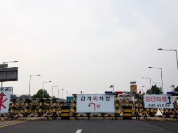 El soldado Travis T. King, de 23 años, cruzó el martes la Línea de Demarcación Militar mientras realizaba una visita turística en la frontera con Corea de Sur, que técnicamente sigue en guerra. EFE / J. Heon-Kyun