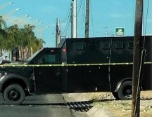 Los policías de Zacatecas fueron atacados desde los vehículos 'monstruos'. ESPECIAL