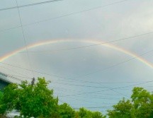 El arcoíris pudo apreciarse después de la lluvia. EL INFORMADOR/ F. Salcedo