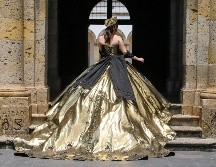 vestido conmemorativo de los 200 años del estado libre y soberano de Jalisco by Ragazza Fashion. EL INFORMADOR • A. NAVARRO.