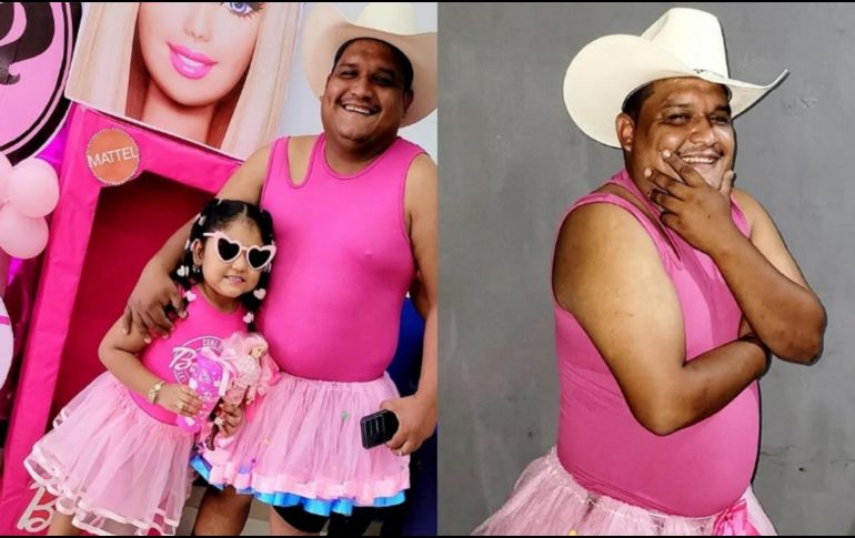 Eleazar explicó por medio de una publicación de Facebook que su hija lo retó a ir de rosa; no obstante, él tuvo una mejor idea. ESPECIAL