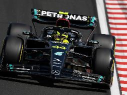 Con el de hoy, ya 104 los podios para el multicampeón del mundo Lewis Hamilton. EFE / T. Kovacs