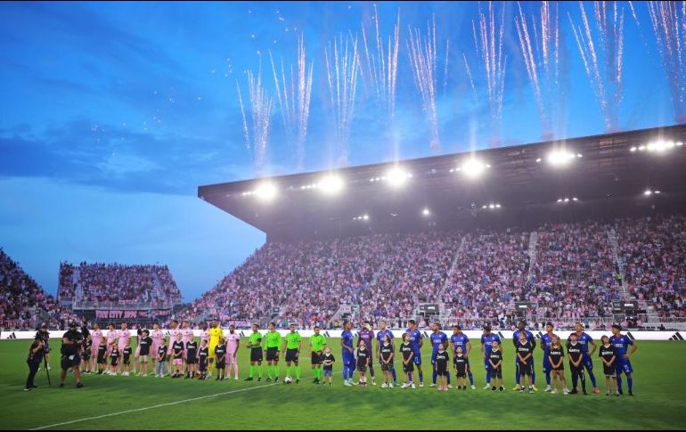 La tercera edición de la Leagues Cup arrancó ayer viernes 21 de julio con cinco compromisos, uno de ello el Inter Miami vs Cruz Azul. AFP / H. Vivas