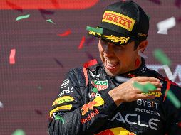 Sergio Pérez tuvo una fenomenal carrera en Hungría. EFE/Zsolt Czegledi