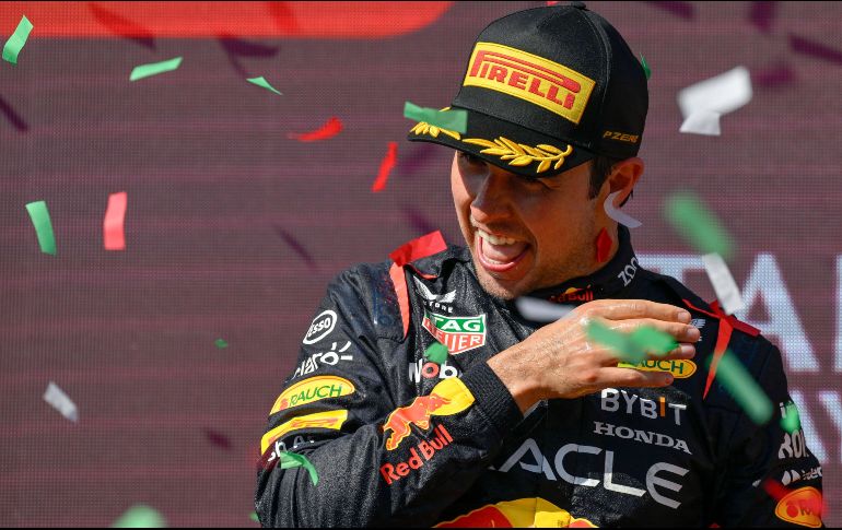 Sergio Pérez tuvo una fenomenal carrera en Hungría. EFE/Zsolt Czegledi
