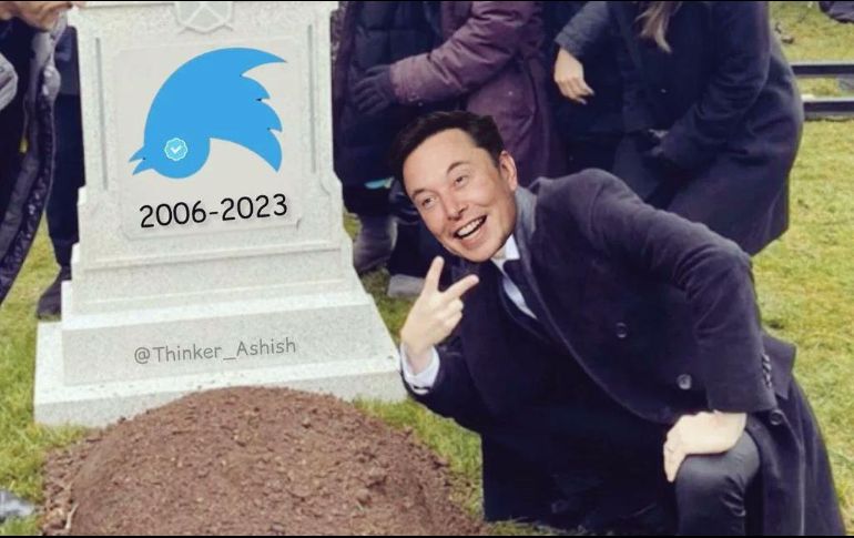 Elon Musk decidió cambiar el pájaro de Twitter por una 