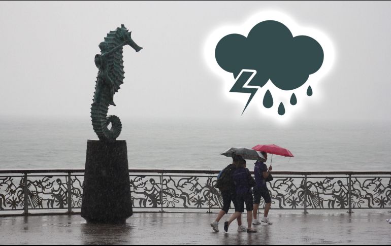 El pronóstico para Puerto Vallarta es que aumenta la nubosidad y probabilidad de lluvia en el transcurso de la tarde y noche: EFE / ARCHIVO
