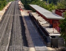 May Rodríguez presentó los avances del Tren Maya. ESPECIAL