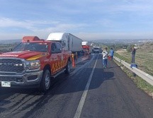 Las personas heridas ya fueron trasladadas a recibir atención médica. ESPECIAL