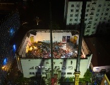 En el momento del siniestro había 19 personas en el gimnasio de la Escuela Intermedia número 34, según Xinhua, que no aclaró cuántos eran estudiantes. EFE / ESPECIAL / XINHUA