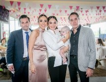 Juan Pablo Antuñano, Lupita Gómez,  Mía Antuñano, Ximena García y José Luis Guerrero. GENTE BIEN JALISCO/ Jorge Soltero