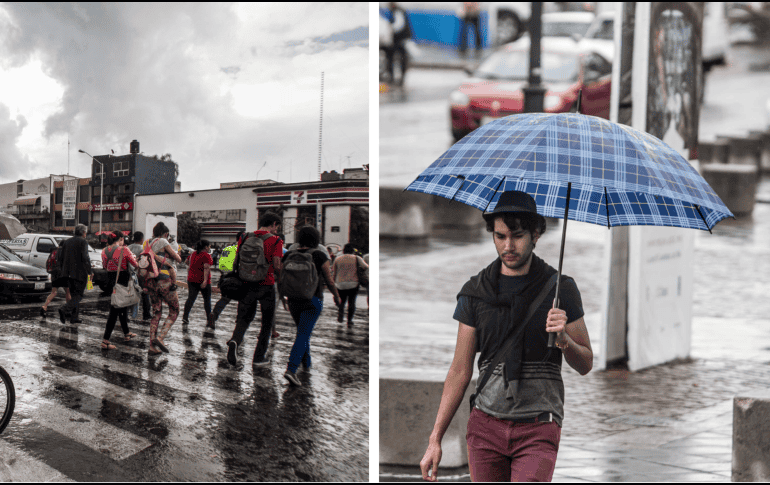 Las lluvias han dejado afectaciones en Guadalajara. EL INFORMADOR/ O. Álvarez
