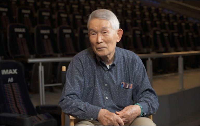 Yasuaki Yamashita, sobreviviente de la bomba atómica. ESPECIAL/UNIVERSAL PICTURES.