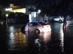 La zona de Plaza de Sol fue una de las más afectadas por la lluvia. ESPECIAL