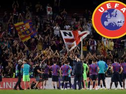 La UEFA confirmó que su Comité de Apelación ha decidido admitir provisionalmente la participación del Barcelona esta temporada en sus competiciones. AFP / ESPECIAL
