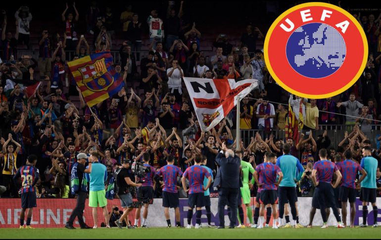 La UEFA confirmó que su Comité de Apelación ha decidido admitir provisionalmente la participación del Barcelona esta temporada en sus competiciones. AFP / ESPECIAL