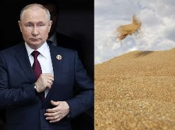 Putin, cuyo país ha suministrado en los últimos meses 88 mil toneladas de fertilizantes gratis a algunos países, aseguró que Rusia también asumirá en cada caso los gastos de transporte. ESPECIAL / EFE / M. Tereschenko y AFP / ARCHIVO