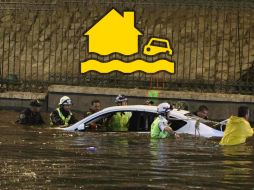 Es muy importante saber qué debes hacer si tu automóvil es afectado por una inundación. EFE / ARCHIVO