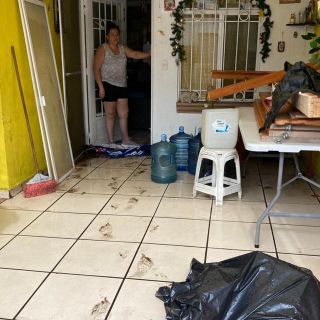 Tormenta causa estragos en 67 viviendas del fraccionamiento Jardines del Edén
