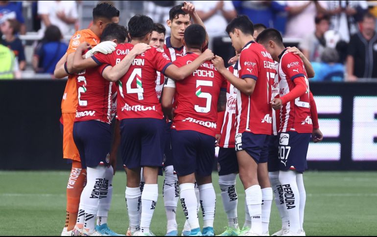 El Guadalajara se encuentra abajo en el marcador por dos goles. ESPECIAL/@chivas