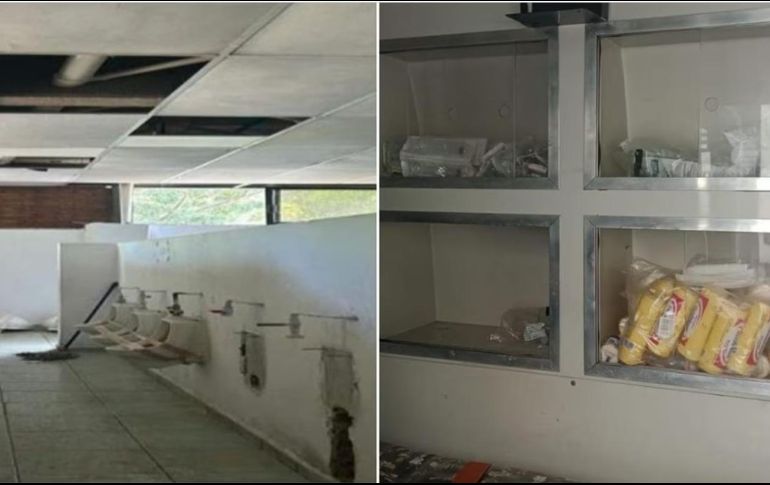 Los sanitarios no tienen agua, les dan comida echada a perder y sufren discriminación. SUN