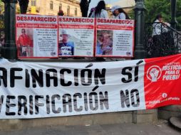 Colectivos de familiares de personas desaparecidas exigieron la reanudación de búsquedas. Dylan Hernández/EL INFORMADOR