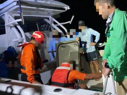 La petición de auxilio fue de parte de personal de la Secretaría de Pesca y Acuacultura Sustentable del Estado, la cual informó que se perdió contacto con una embarcación por lo que marinos acudieron en su búsqueda. ESPECIAL