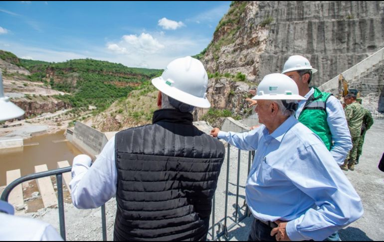 A través de un video emitido en sus redes sociales, el Ejecutivo estatal indicó que la visita del Presidente ayudó a supervisar los trabajos. CORTESÍA