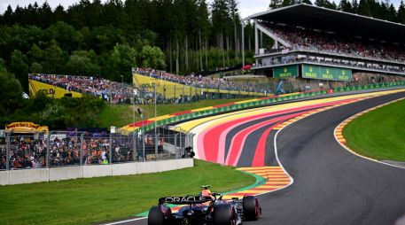 SERGIO PÉREZ. La próxima carrera de la F1 será la del Gran Premio de Países Bajos el domingo 27 de agosto. EFE / C. Bruna