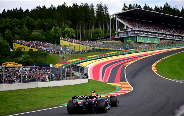 SERGIO PÉREZ. La próxima carrera de la F1 será la del Gran Premio de Países Bajos el domingo 27 de agosto. EFE / C. Bruna