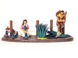 En la exposición destacan las piezas de cerámica. CORTESÍA