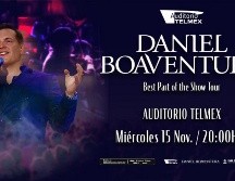 El cantante brasileño Daniel Boavenura se presentará en Guadalajara en el Auditorio Telmex.