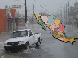 Las lluvias en el rango de fuertes a intensas podrían ocasionar encharcamientos, incrementar los niveles de ríos y arroyos, así como generar deslaves e inundaciones. AP / ARCHIVO