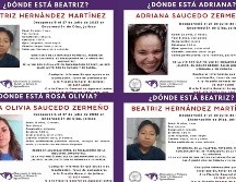Según las primeras investigaciones, las jóvenes residentes de Aguascalientes acudieron a Encarnación de Díaz de visita con sus familiares, cuando ocurrió la desaparición. ESPECIAL