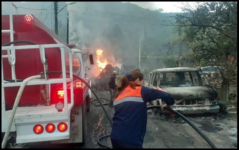 Dos personas fallecieron a causa del accidente. EL INFORMADOR/ H. Escamilla