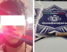 El presunto agresor portaba un cuchillo y fue identificado por la víctima. ESPECIAL/ Policía de Guadalajara