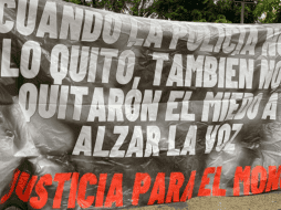 Familiares de Alejandro Acosta Meza, quien desapareció el pasado 16 de marzo, exigen justicia y celeridad en el caso. EL INFORMADOR/ H. Escamilla.