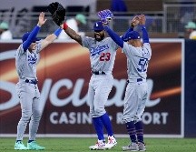 Fue el cuarto triunfo consecutivo de Los Ángeles en general, e impidió que los Padres llegaran a la marca de .500. AP / G. Bull