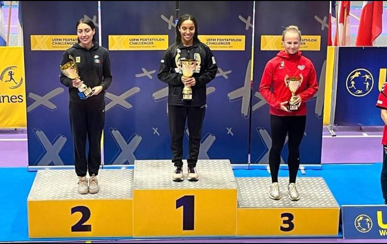 Mariana se dijo contenta con el triunfo. ESPECIAL/@CONADE