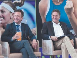 Juan José Frangie (derecha) y Pablo Lemus, alcaldes de Zapopan y Guadalajara, respectivamente, han trabajado en pro de la comunidad. CORTESÍA