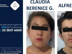 Los imputados son Claudia Berenice G., madre del menor y Alfredo T. ESPECIAL/Fiscalía de Jalisco