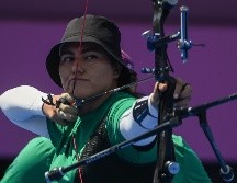 Alejandra Valencia logró colgarse la medalla de plata en Arco Recurvo individual femenil en la Copa Mundial en Alemania. AFP / ARCHIVO