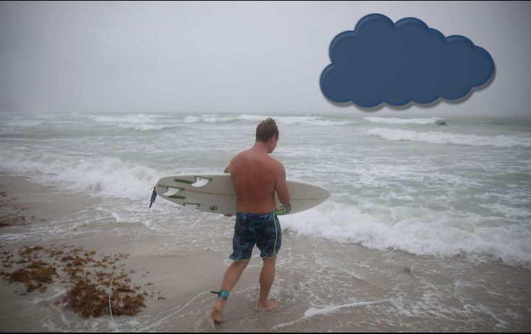 Un canal de baja presión en el sureste mexicano, aunado al ingreso de humedad del Golfo de México y Mar Caribe, así como la nueva onda tropical Núm. 21 a la Península de Yucatán, ocasionarán chubascos y lluvias fuertes. AFP / ARCHIVO