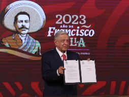 Hoy 9 de agosto, en el Día de los Pueblos Indígenas, López Obrador firmó un decreto para reconocer, proteger, salvaguardar los lugares, sitios sagrados y rutas de peregrinación. SUN / C. Mejía