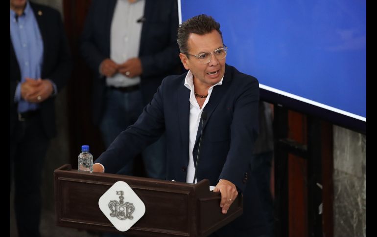 Este miércoles autoridades estatales y municipales llevaron a cabo la conmemoración del cuarto aniversario de la Policía Metropolitana. EL INFORMADOR / H. Figueroa