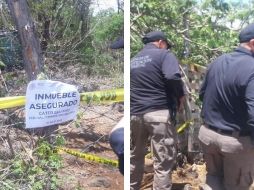 Cateo del sitio por parte de la Fiscalía General de la República. ESPECIAL/ Fiscalía General de la República